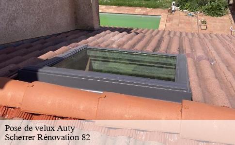 Pose de velux  auty-82220 Scherrer Rénovation 82