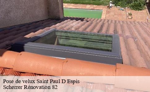 Pose de velux  saint-paul-d-espis-82400 Scherrer Rénovation 82