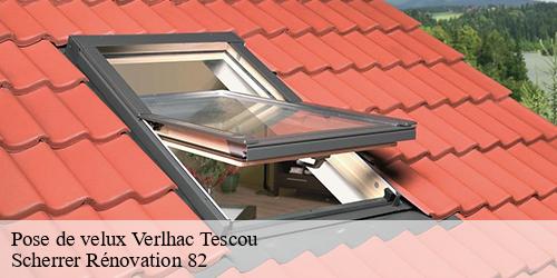 Pose de velux  verlhac-tescou-82230 Scherrer Rénovation 82