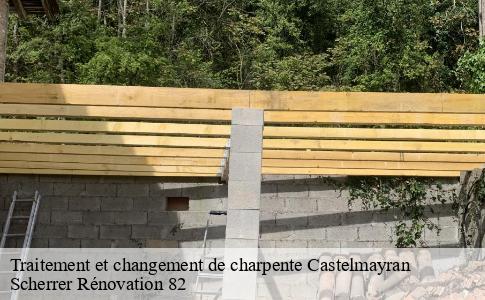 Traitement et changement de charpente  castelmayran-82210 Scherrer Rénovation 82