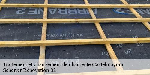 Traitement et changement de charpente  castelmayran-82210 Scherrer Rénovation 82