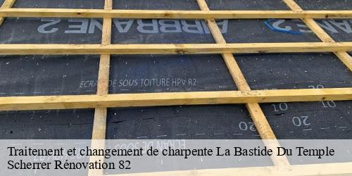 Traitement et changement de charpente  la-bastide-du-temple-82100 Scherrer Rénovation 82