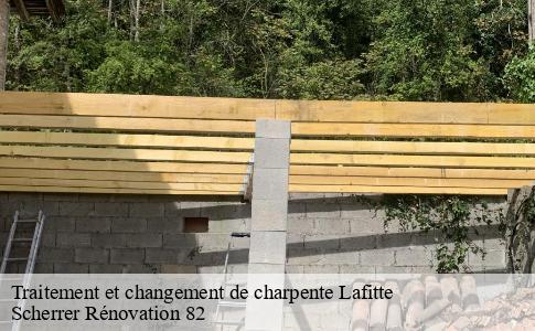Traitement et changement de charpente  lafitte-82100 Scherrer Rénovation 82