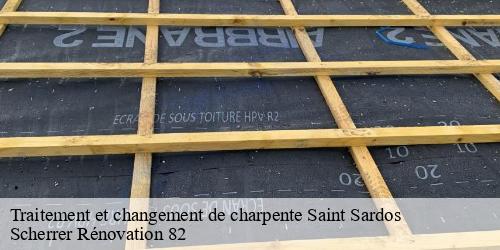 Traitement et changement de charpente  saint-sardos-82600 Scherrer Rénovation 82
