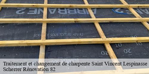 Traitement et changement de charpente  saint-vincent-lespinasse-82400 Scherrer Rénovation 82