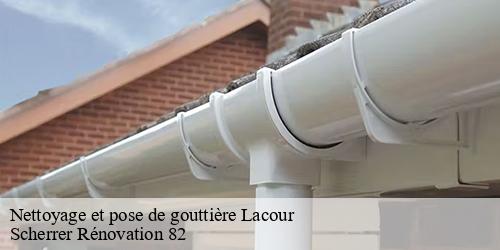 Nettoyage et pose de gouttière  lacour-82190 Scherrer Rénovation 82