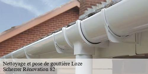 Nettoyage et pose de gouttière  loze-82160 Scherrer Rénovation 82