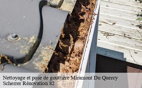 Nettoyage et pose de gouttière  miramont-du-quercy-82190 Scherrer Rénovation 82