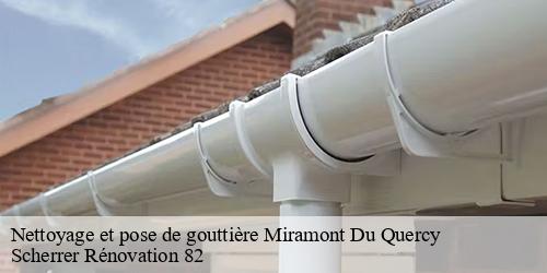 Nettoyage et pose de gouttière  miramont-du-quercy-82190 Scherrer Rénovation 82