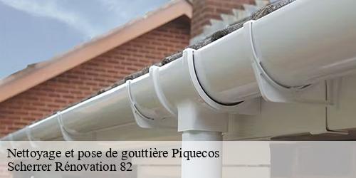 Nettoyage et pose de gouttière  piquecos-82130 Scherrer Rénovation 82