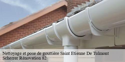 Nettoyage et pose de gouttière  saint-etienne-de-tulmont-82410 Scherrer Rénovation 82