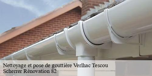 Nettoyage et pose de gouttière  verlhac-tescou-82230 Scherrer Rénovation 82